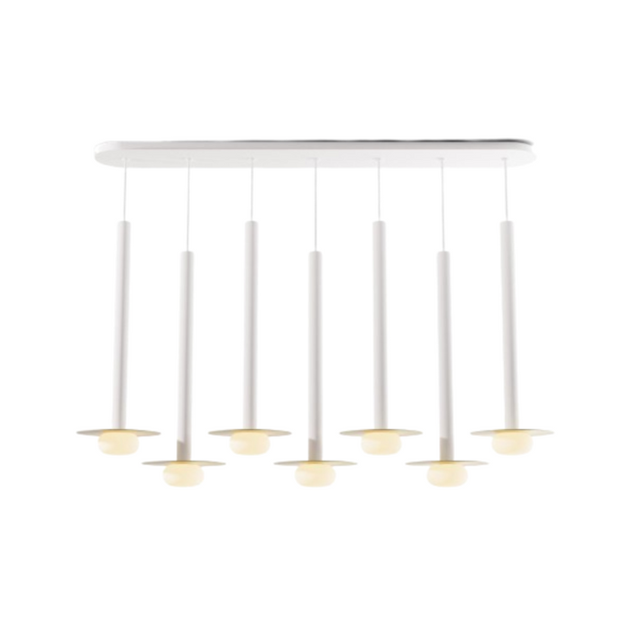 Koncept CMP-L7-S-24 Combi LED Pendant, Metal Plate with Frosted Glass Ball