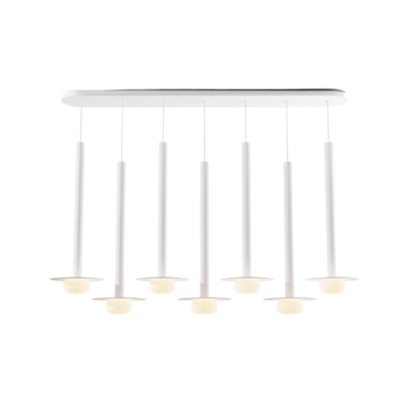 Koncept CMP-L7-S-24 Combi LED Pendant, Metal Plate with Frosted Glass Ball