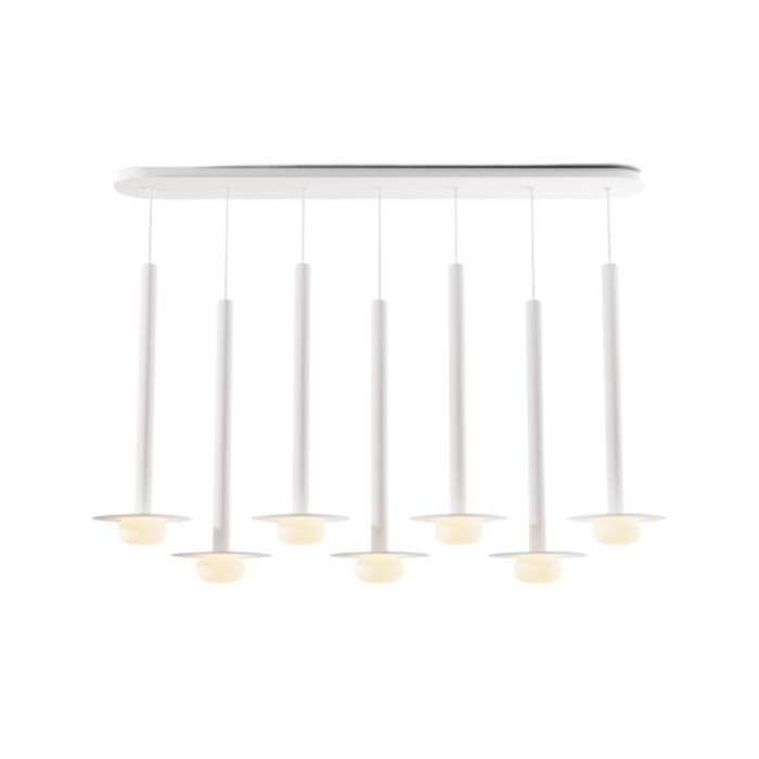 Koncept CMP-L7-S-24 Combi LED Pendant, Metal Plate with Frosted Glass Ball