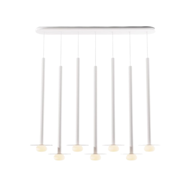 Koncept CMP-L7-S-36 Combi LED Pendant, Glass Plate with Frosted Glass Ball