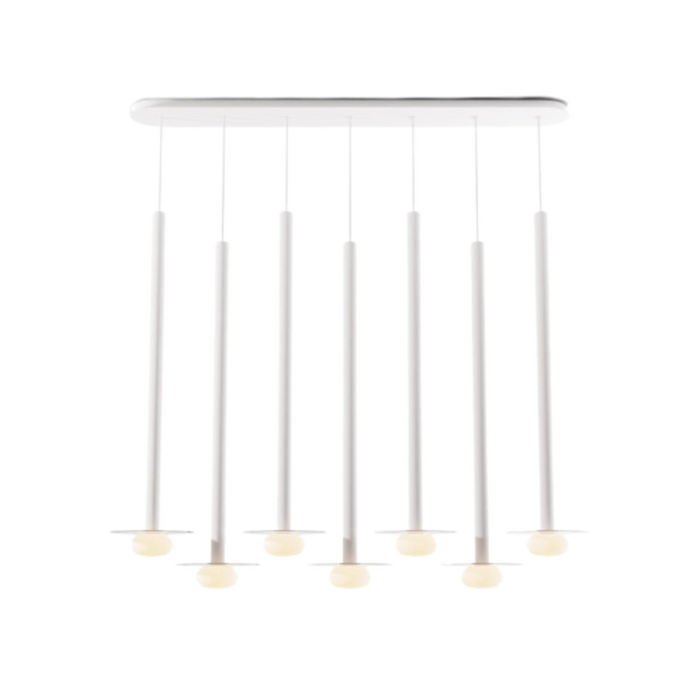 Koncept CMP-L7-S-36 Combi LED Pendant, Glass Plate with Frosted Glass Ball