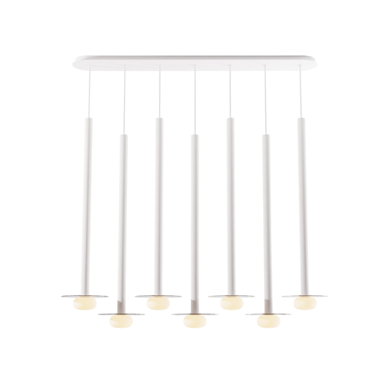 Koncept CMP-L7-S-36 Combi LED Pendant, Glass Plate with Frosted Glass Ball