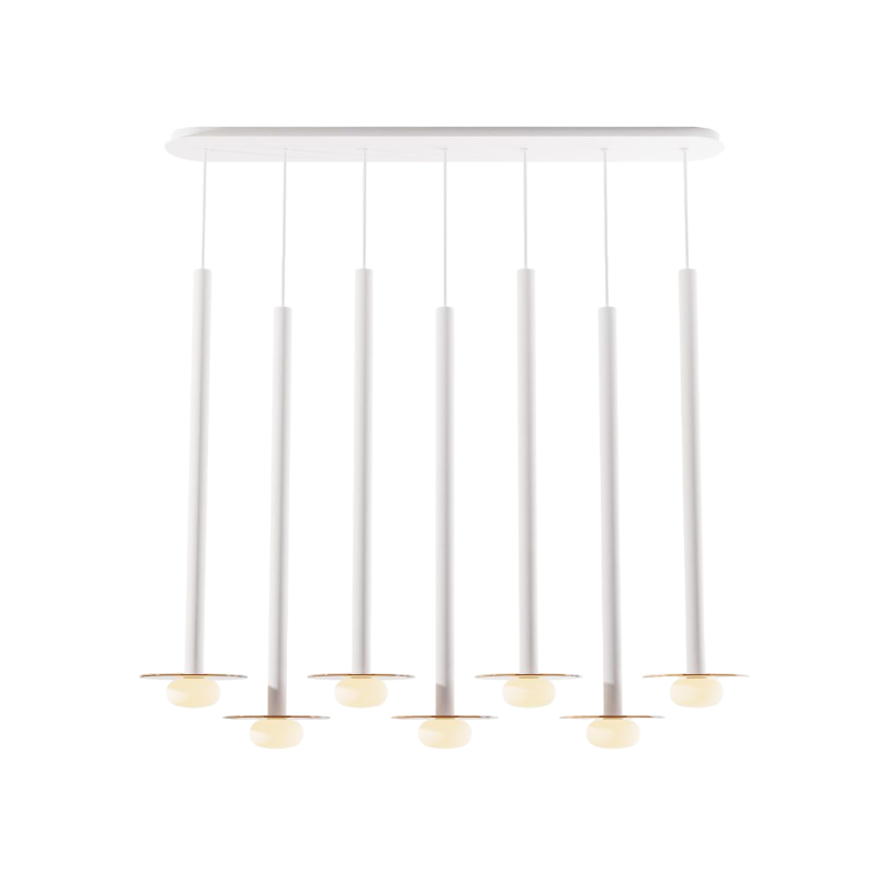 Koncept CMP-L7-S-36 Combi LED Pendant, Glass Plate with Frosted Glass Ball
