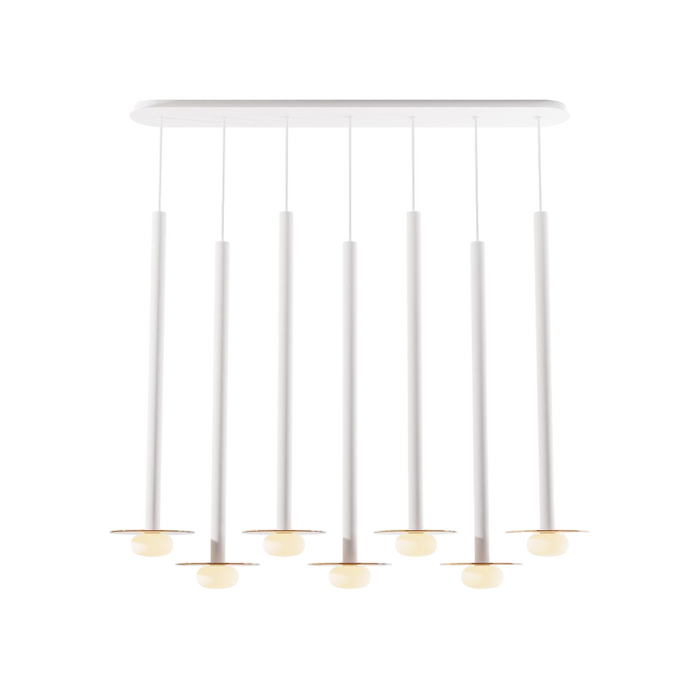Koncept CMP-L7-S-36 Combi LED Pendant, Glass Plate with Frosted Glass Ball