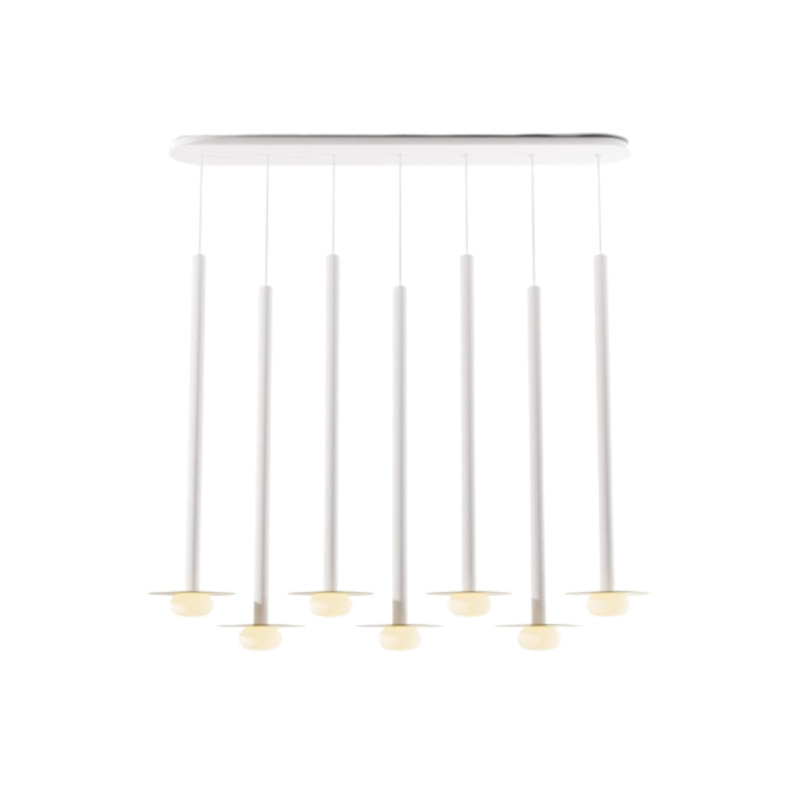 Koncept CMP-L7-S-36 Combi LED Pendant, Metal Plate with Frosted Glass Ball