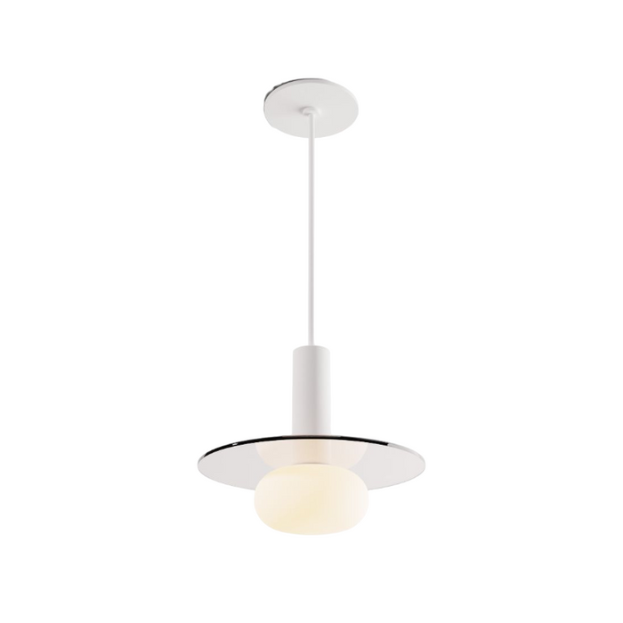 Koncept CMP-S1-S-06 Combi LED Pendant, Glass Plate with Frosted Glass Ball
