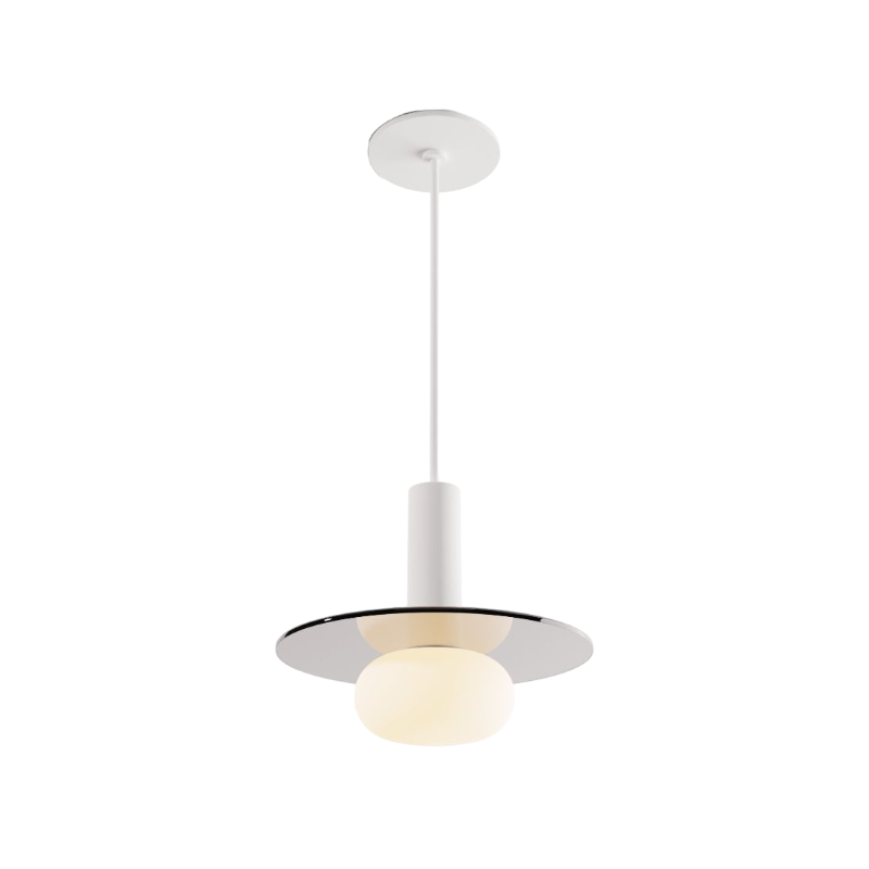 Koncept CMP-S1-S-06 Combi LED Pendant, Glass Plate with Frosted Glass Ball