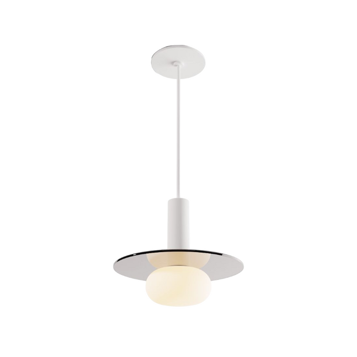 Koncept CMP-S1-S-06 Combi LED Pendant, Glass Plate with Frosted Glass Ball