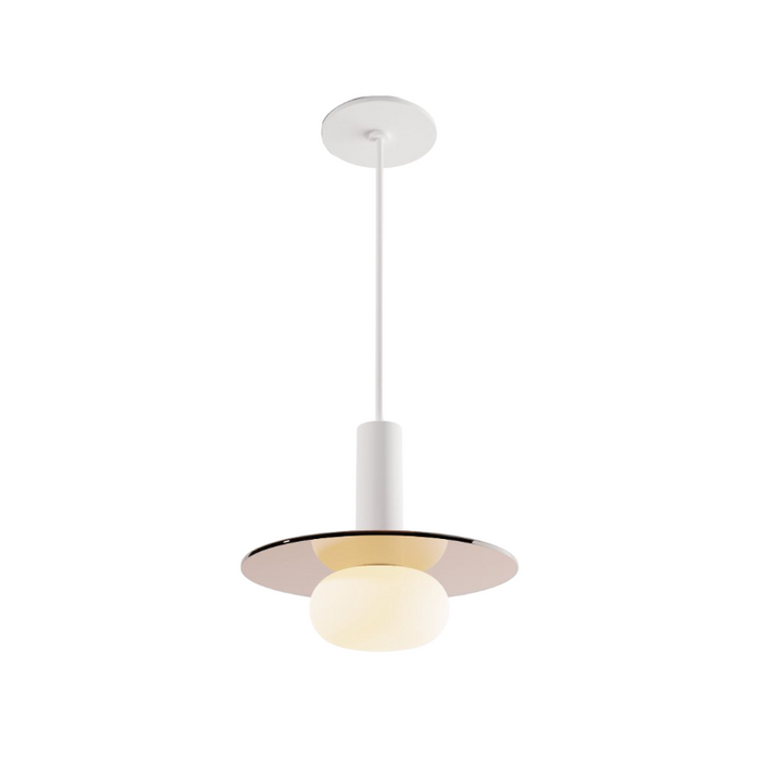 Koncept CMP-S1-S-06 Combi LED Pendant, Glass Plate with Frosted Glass Ball