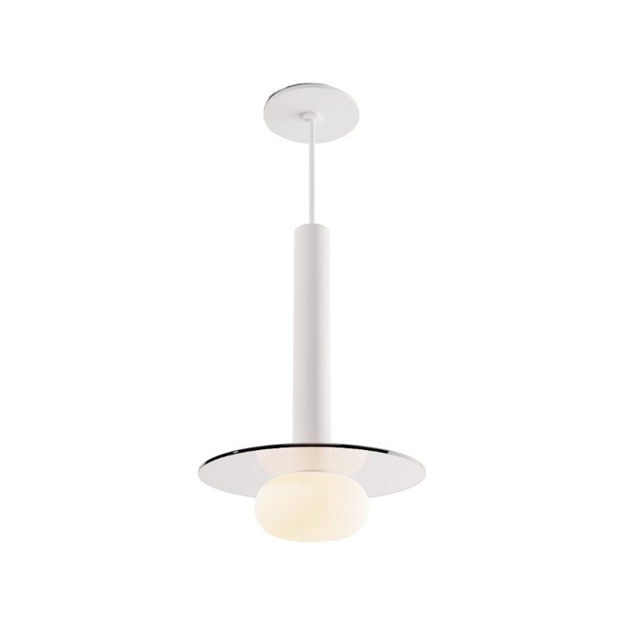 Koncept CMP-S1-S-12 Combi LED Pendant, Glass Plate with Frosted Glass Ball