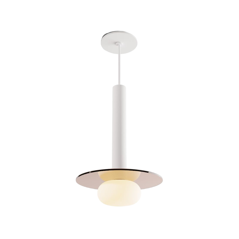 Koncept CMP-S1-S-12 Combi LED Pendant, Glass Plate with Frosted Glass Ball