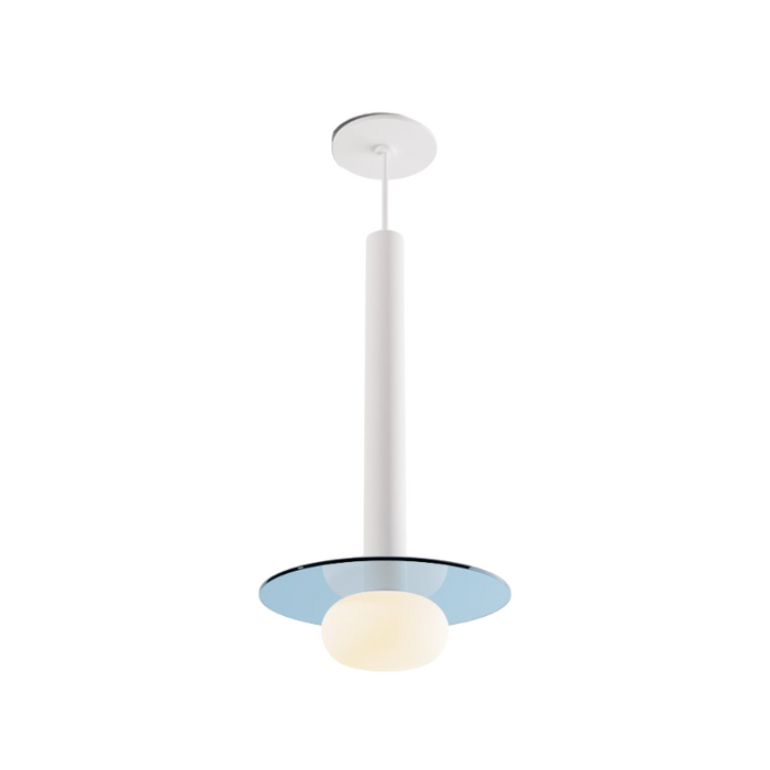Koncept CMP-S1-S-16 Combi LED Pendant, Glass Plate with Frosted Glass Ball