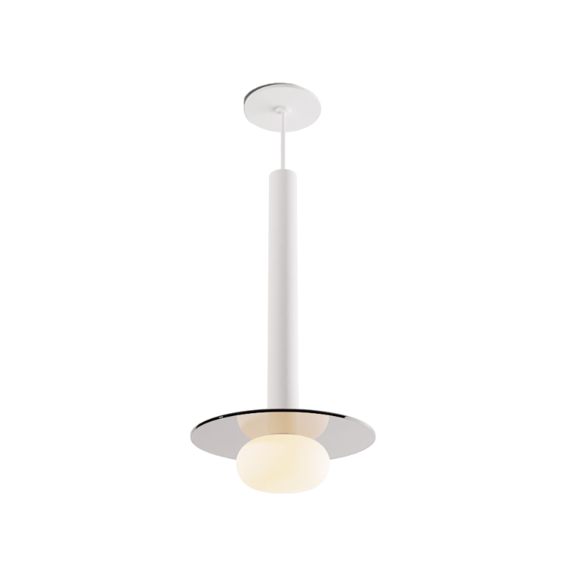 Koncept CMP-S1-S-16 Combi LED Pendant, Glass Plate with Frosted Glass Ball
