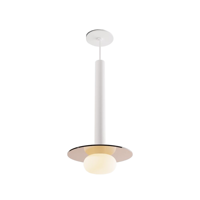 Koncept CMP-S1-S-16 Combi LED Pendant, Glass Plate with Frosted Glass Ball