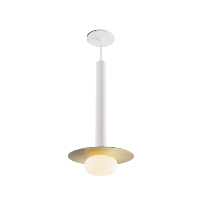 Koncept CMP-S1-S-16 Combi LED Pendant, Metal Plate with Frosted Glass Ball