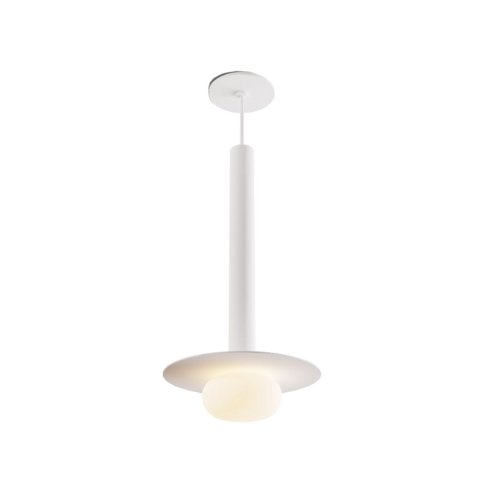 Koncept CMP-S1-S-16 Combi LED Pendant, Metal Plate with Frosted Glass Ball