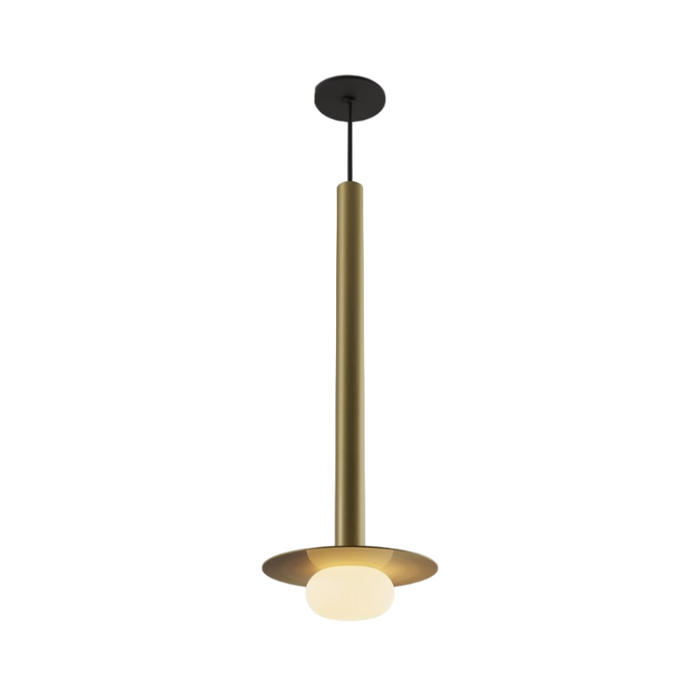 Koncept CMP-S1-S-24 Combi LED Pendant, Metal Plate with Frosted Glass Ball