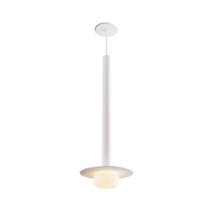 Koncept CMP-S1-S-24 Combi LED Pendant, Metal Plate with Frosted Glass Ball