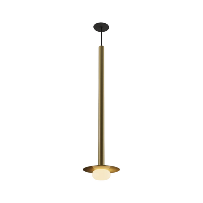 Koncept CMP-S1-S-36 Combi LED Pendant, Metal Plate with Frosted Glass Ball