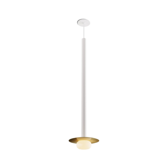 Koncept CMP-S1-S-36 Combi LED Pendant, Metal Plate with Frosted Glass Ball