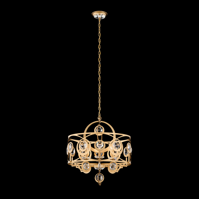Schonbek S10506 Gwendolynn 6-lt 25" Chandelier - French Gold