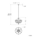 Schonbek S10506 Gwendolynn 6-lt 25" Chandelier