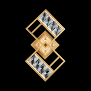 Schonbek S23518 Diamonta 3-lt 18" Tall LED Wall Sconce, CCT Selectable - French Gold