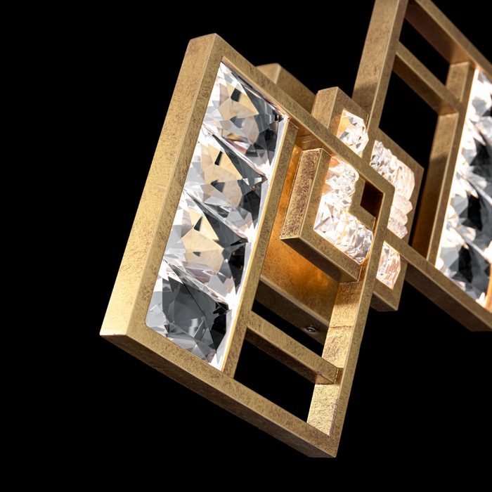 Schonbek S23518 Diamonta 3-lt 18" Tall LED Wall Sconce, CCT Selectable