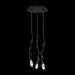Schonbek S2403 Secret Garden 3-lt 12" LED Pendant - Black