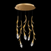 Schonbek S2405 Secret Garden 5-lt 17" LED Pendant - French Gold