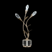 Schonbek S2407 Secret Garden 3-lt 25" Tall LED Table Lamp - Antique Silver