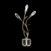 Schonbek S2407 Secret Garden 3-lt 25" Tall LED Table Lamp - Antique Silver