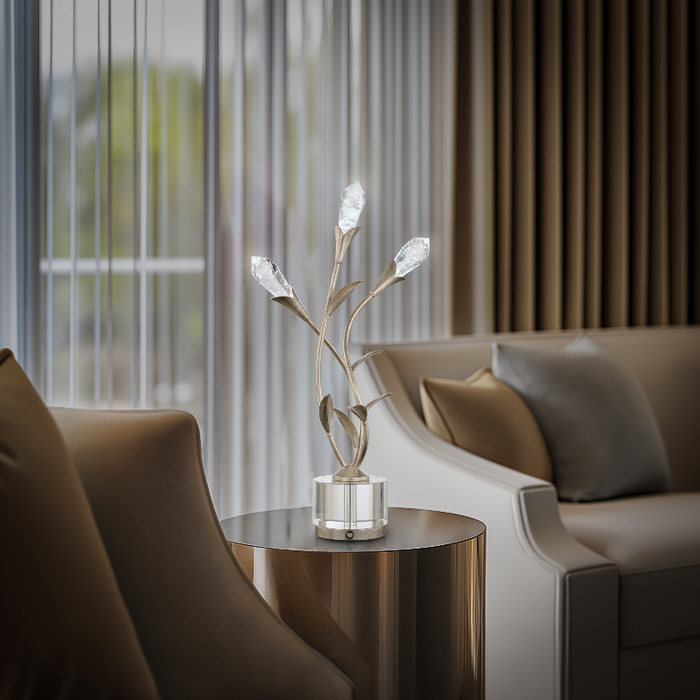 Schonbek S2407 Secret Garden 3-lt 25" Tall LED Table Lamp