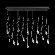 Schonbek S2414L Secret Garden 14-lt 40" LED Pendant - Antique Pewter