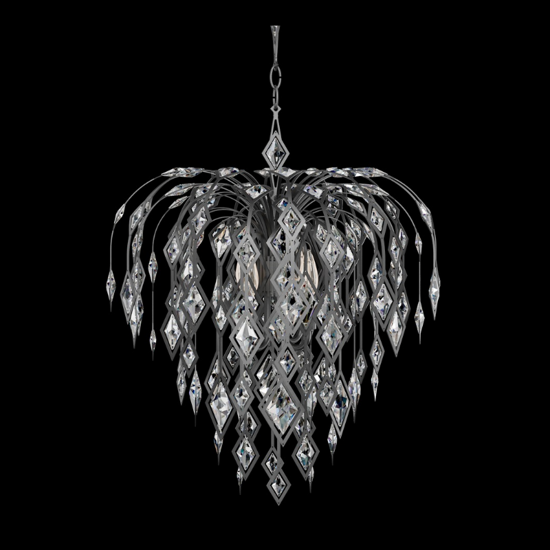 Schonbek S27522 Laureline 6-lt 22" Chandelier - Antique Pewter