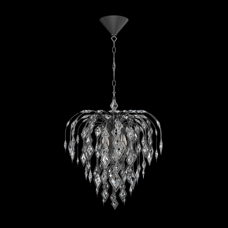 Schonbek S27522 Laureline 6-lt 22" Chandelier - Antique Pewter