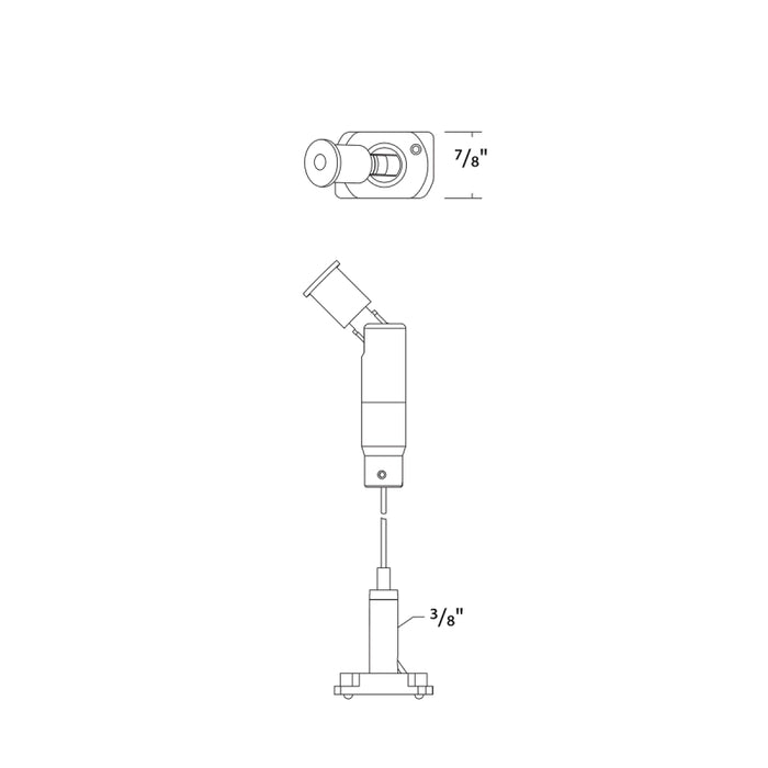 WAC S2C-SC96 Ventrix Sloped Ceiling Cable Suspension