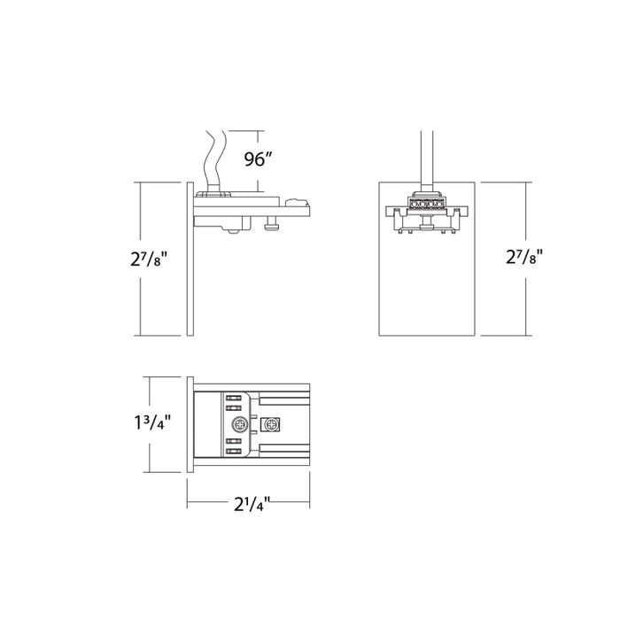 WAC S2CP-FE Ventrix Suspended Feed End