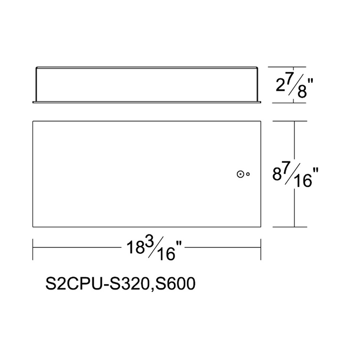 WAC S2CPU-S600 Ventrix 600W Surface Mount CPU