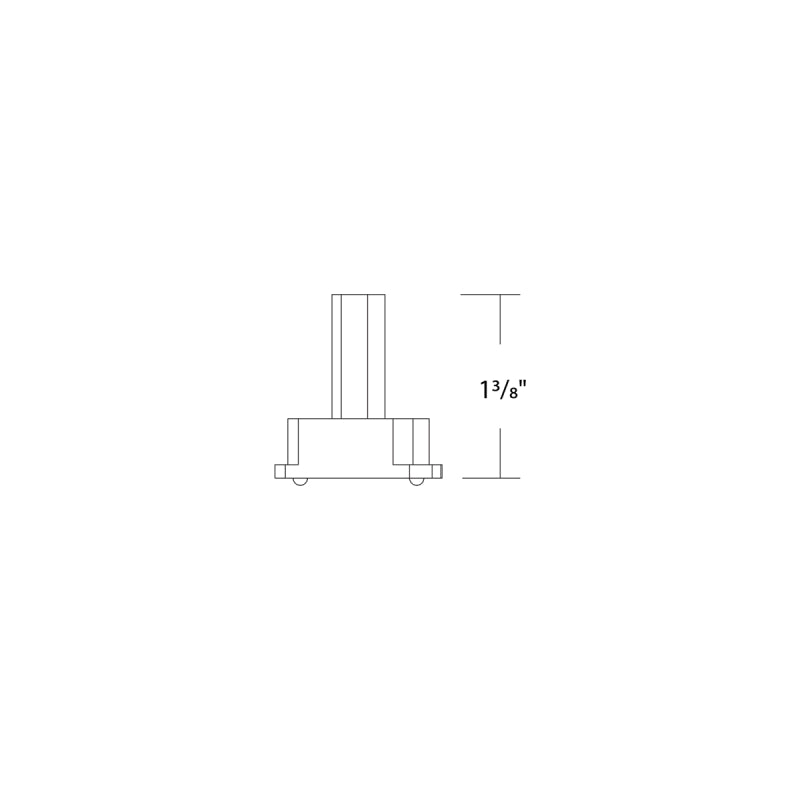 WAC S2CR-CLIP Ventrix 1/4-20 Rod Mounting Clip