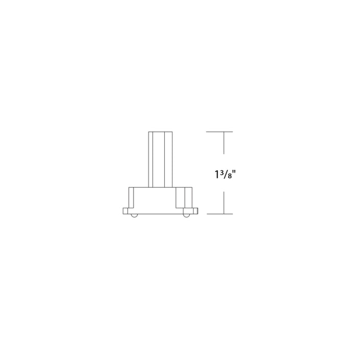WAC S2CR-CLIP Ventrix 1/4-20 Rod Mounting Clip