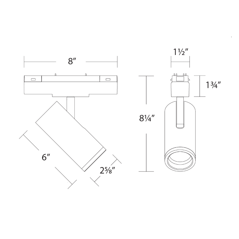 WAC S2FM-1 8" Ventrix 22W FollowMe