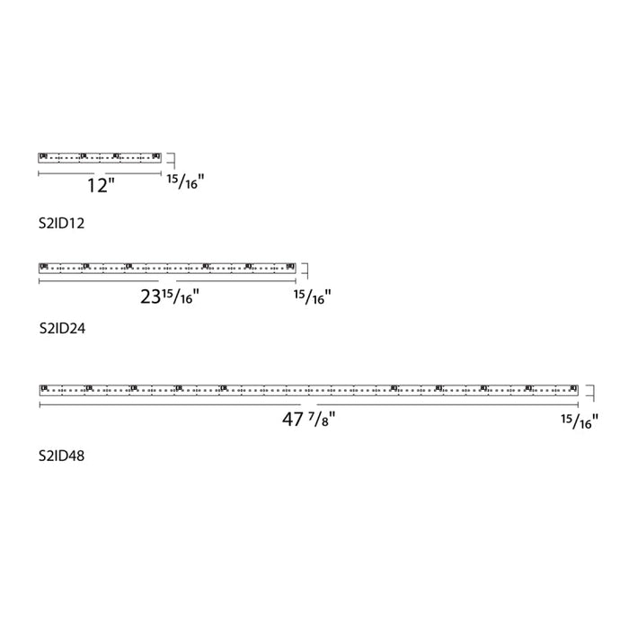 WAC S2ID48-1 48" Ventrix 24W Indirect Element