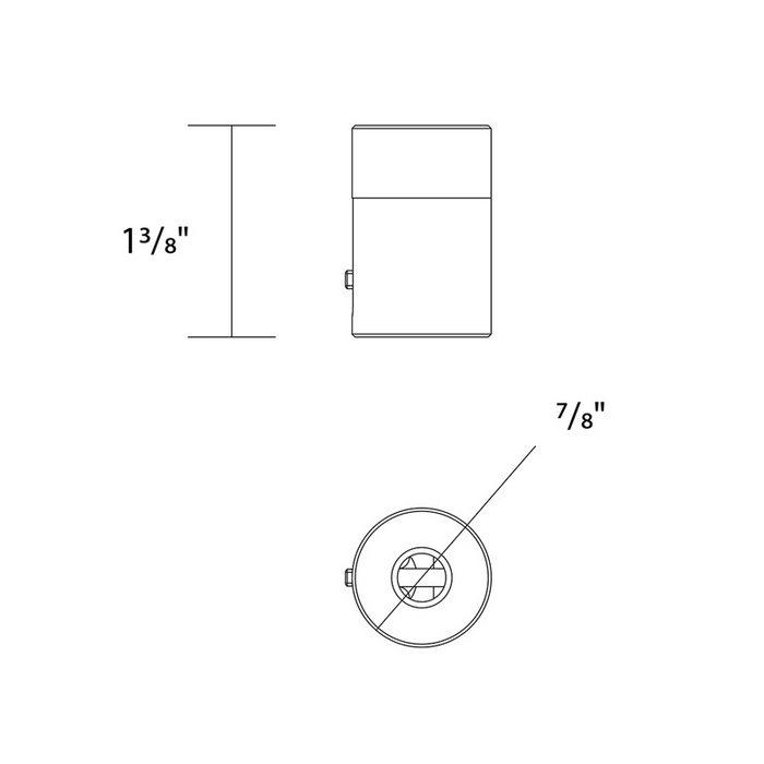 WAC S2PD-HOOK Ventrix Pendant Hook