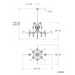 Schonbek S30508 Tinsley 8-lt 53" Chandelier