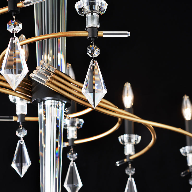 Schonbek S5608 Tempest 8-lt 61" Chandelier