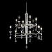 Schonbek S5612 Tempest 12-lt 36" Chandelier - Soft Silver/Black