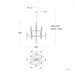 Schonbek S5612 Tempest 12-lt 36" Chandelier