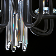 Schonbek S5710 Calliope 10-lt 24" LED Chandelier, CCT Selectable