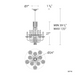 Schonbek S5710 Calliope 10-lt 24" LED Chandelier, CCT Selectable